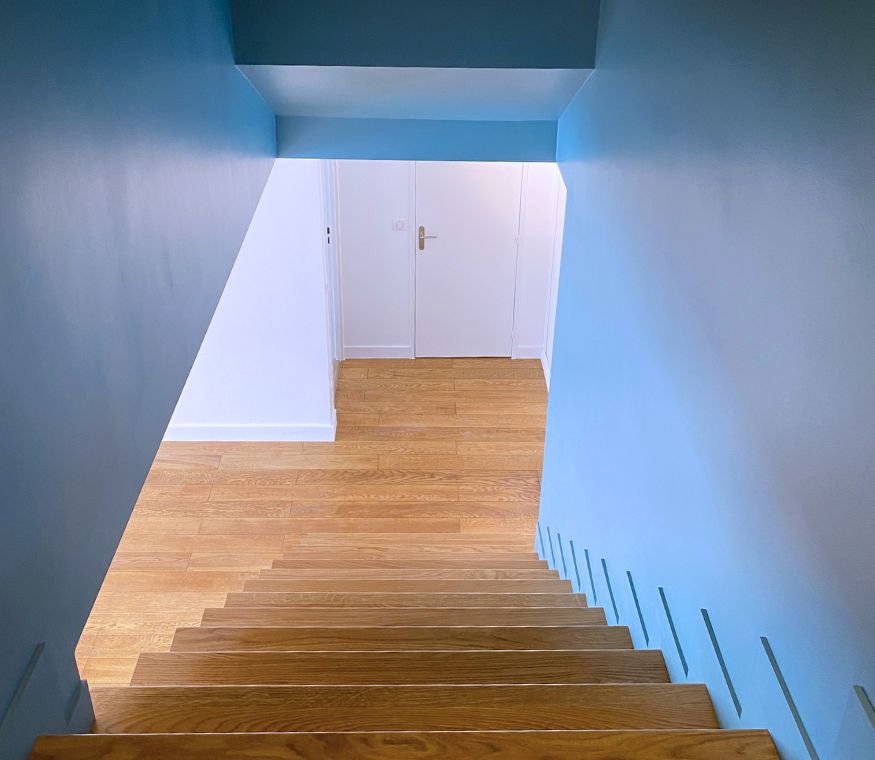 Reno nanterre cage escalier